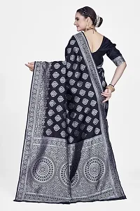 Beautiful  Art Silk  Jacquard Saree with Blouse Piece For Women-thumb1