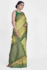 Beautiful  Art Silk  Jacquard Saree with Blouse Piece For Women-thumb3