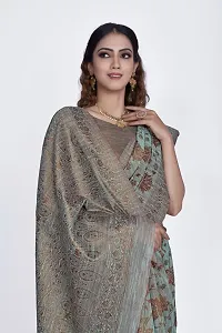 Beautiful  Polyester  Jacquard Saree with Blouse Piece For Women-thumb2