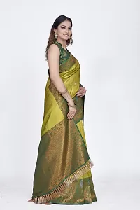 Beautiful  Polyester  Jacquard Saree with Blouse Piece For Women-thumb3