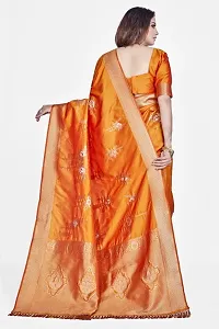 Beautiful  Art Silk  Jacquard Saree with Blouse Piece For Women-thumb1