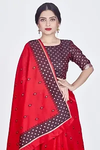 Stylish Silk Blend Zari Saree With Blouse Piece For Women-thumb2