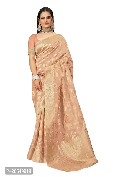 Classic Art Silk Jaquard Saree With Blouse Piece-thumb0