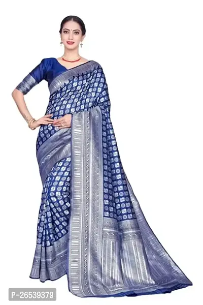 Stylish Stunning Parrot Design Banarasi Silk Zari Work Saree-thumb0