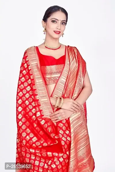 Stylish Stunning Parrot Design Banarasi Silk Zari Work Saree-thumb3