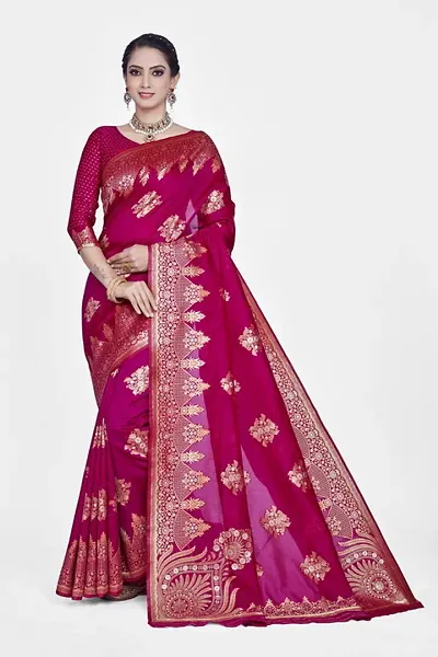 VISENA FAB Embroidered Bollywood Art Silk Saree