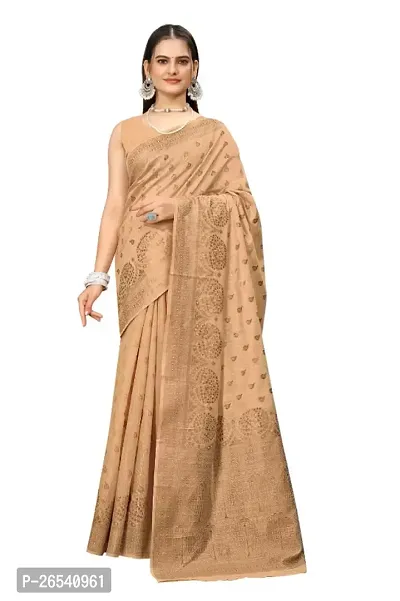 Classic Art Silk Jacquard Saree With Blouse Piece-thumb0