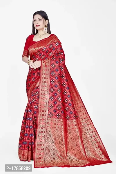 Beautiful  Art Silk  Jacquard Saree with Blouse Piece For Women