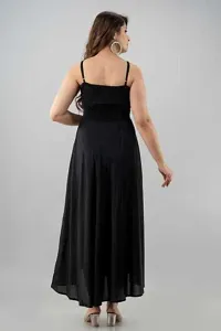 Khatu Black Maxi Dress-thumb1