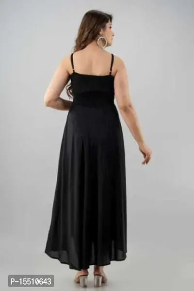 Khatu Black Maxi Dress-thumb2