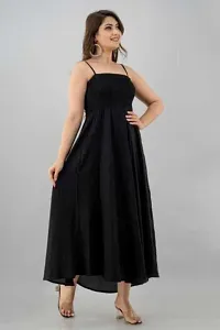 Khatu Black Maxi Dress-thumb2