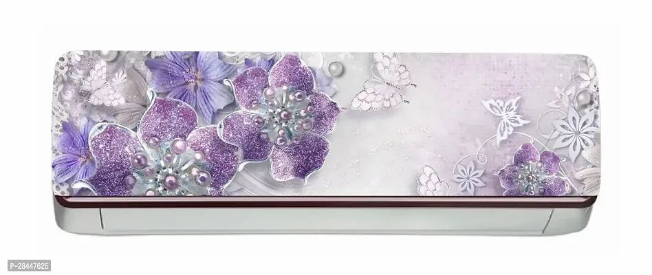 Decorative Flower Ac Sticker Multicolor Pvc Vinyl 30X91Cm-thumb0