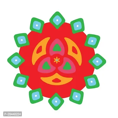 Advait Deisgns Diwali Special - Rangoli For Diwali Decoration Floor Sticker38 Cmx38 Cm-Aepc257-thumb0