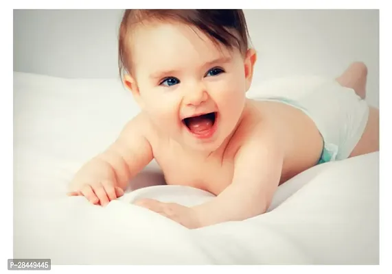 Smiling Baby Multicolor Wall Posters 18X12