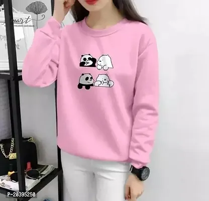 Elegant Pink Cotton Self Pattern Tshirt For Women