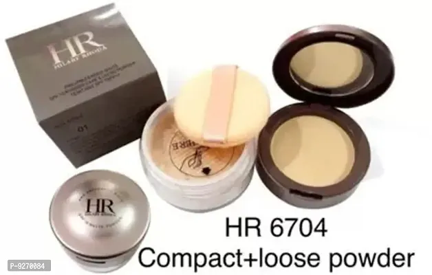 Hilary Rhoda Pro- Preferred Powder cake and Loose Powder Compact  (beige, 32 g)-thumb0