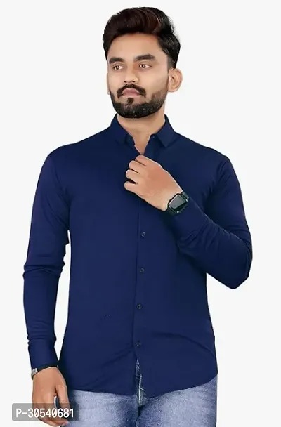 Men Polyester Full Sleeve Shirt-thumb0