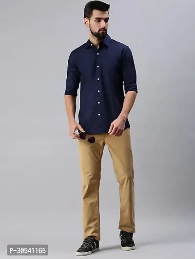 Men Polyester Full Sleeve Shirt