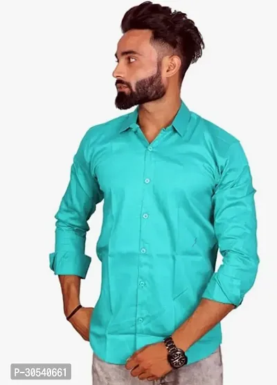 Men Polyester Full Sleeve Shirt-thumb0