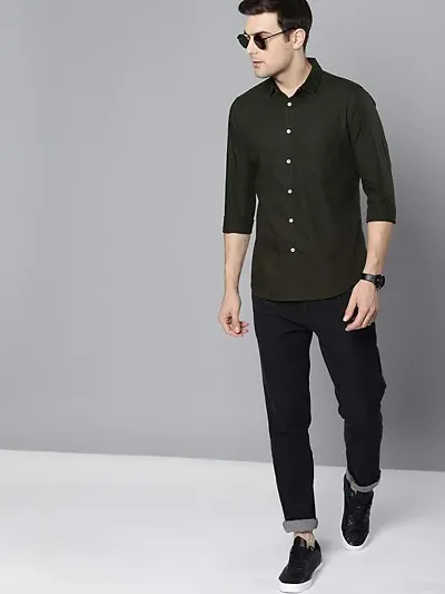 Hot Selling Cotton Long Sleeves Casual Shirt 