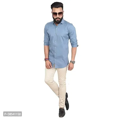 Men Polyester Full Sleeve Shirt-thumb0