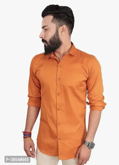 Men Polyester Full Sleeve Shirt