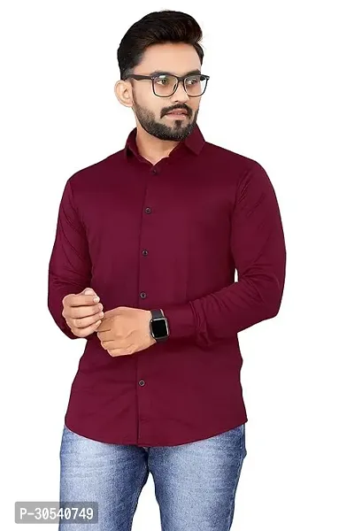 Men Polyester Full Sleeve Shirt-thumb0