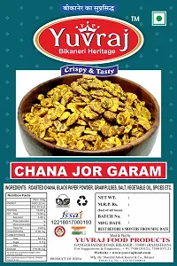 Yuvraj Channa Jor Gram Namkeen Snacks  400 Gm X 2  Pack-thumb2