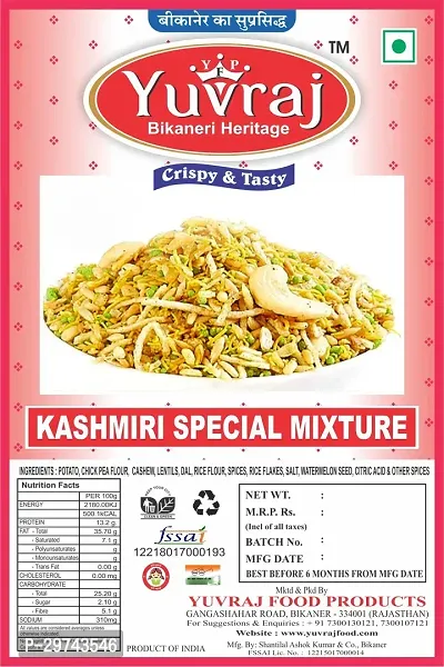 Yuvraj Kashmiri Sev Mix Namkeen Snacks1 Kg Pack-thumb3