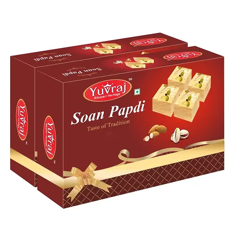 Yuvraj Soan Papdicombo 200 gm X 2 Sweets  Box