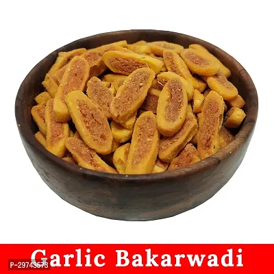 Yuvraj Garlic Bhakhar Vadi Namkeen Snacks 1 Kg Pack-thumb2