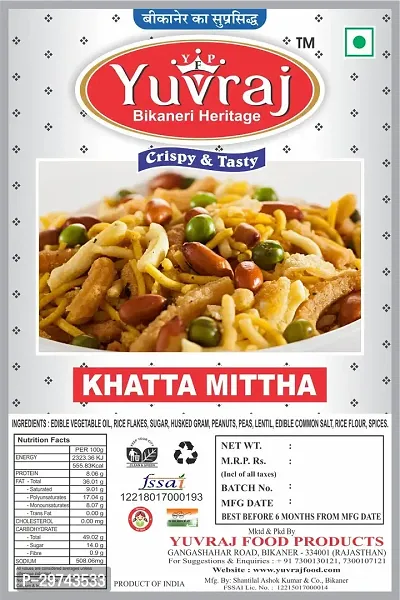 Yuvraj Khatta Meetha Namkeen Snacks1 Kg Pack-thumb3