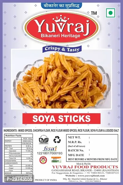 Yuvraj Soya Sticks Namkeen Snacks 1 Kg Pack-thumb3