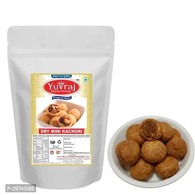 Yuvraj Dry Kachodi Namkeen Snacks 400 Gm X 2  Pack-thumb0