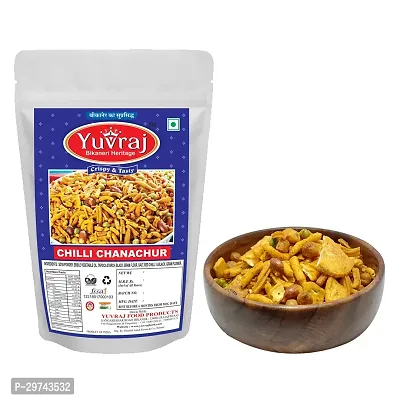 Yuvraj Chilly Channa Chur Namkeen Snacks1 Kg Pack-thumb0