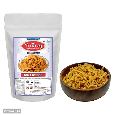 Yuvraj Soya Sticks Namkeen Snacks  400 Gm X 2  Pack-thumb0