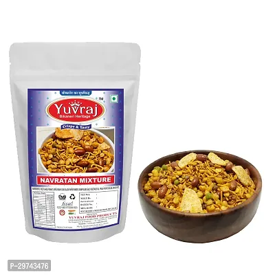 Yuvraj Navratan mixture Namkeen snacks 400 gm x 2  pack-thumb0