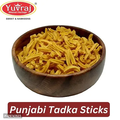 Yuvraj Punjabi Tadka Sticks  Namkeen Snacks 400 Gm X 2 Pack-thumb2