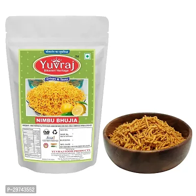 Yuvraj Nimbu Bhujiya Namkeen Snacks 1 Kg Pack-thumb0