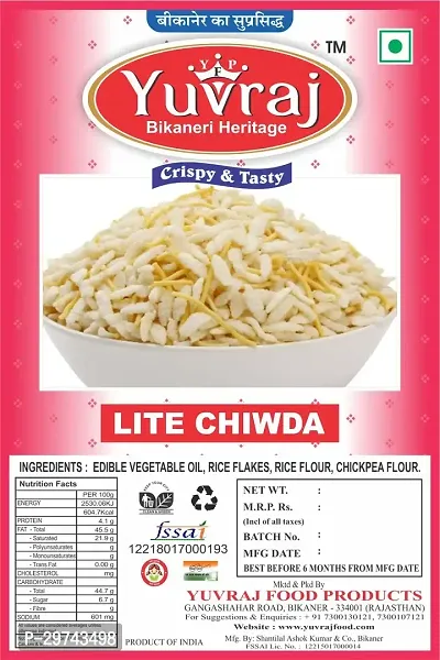 Yuvraj Chivda Namkeen Snacks 400 Gm X 2  Pack-thumb3