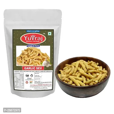 Garlic bhujiya Namkeen snacks 400 gm pack