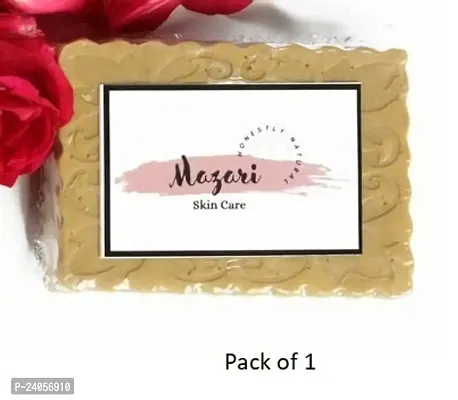 Muddy Rose Treatment Soap With Goodness Of Bentonite Clay, Rose Petals And Raw Coconut-Pack Of 1