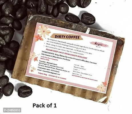 Dirty Coffee Treatment Soap With Goodness Of Coffee, Raw Coconut And Vitamin E -Pack Of 1