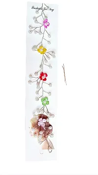 Designer Multicolor Metal Hair Accessory Set For Women-thumb1