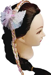 Designer Purple Synthetic Hair Band For Women-thumb1