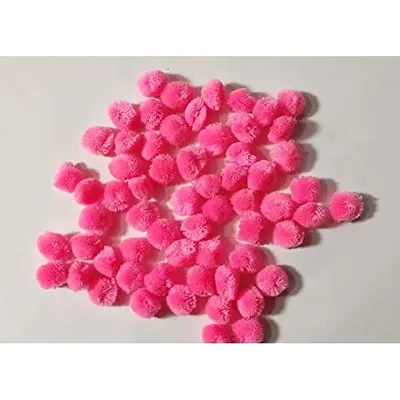 Wool Pom Pom Balls for Art & Craft, Decoration, Jewelry Making , 20 mm Diameter (Pack of 200piece) (BabyPink)