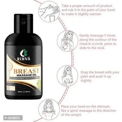 RIBVA fancy cool use for breast massage oil 100ml Pack Of 1-thumb4