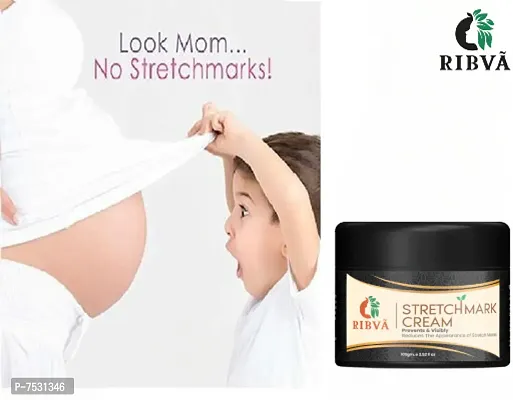 RIBVA present Stretch Marks Removal Cream - Natural Heal Pregnancy, Hip, Legs, Mark Cream 100 ml pack of 1