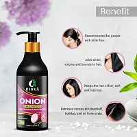 RIBVA Onion Shempoo for Hair Strengthening  Hair Fall Control With Vitamin 250ml-thumb2