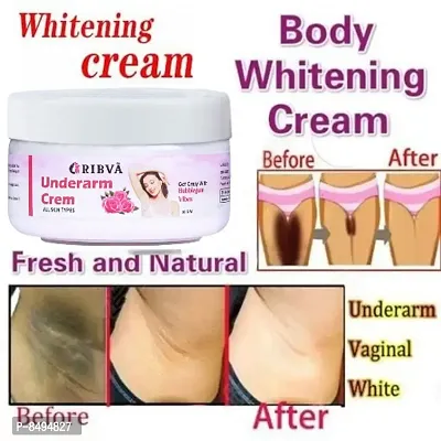 RIBVA Underarm and Neck Back Whitening Cream For Lightening  Brightening All Skin types (50 g) pack of-1-thumb0